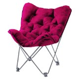 butterfly chair pink