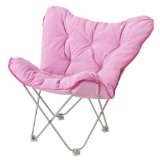 pink butterfly chair